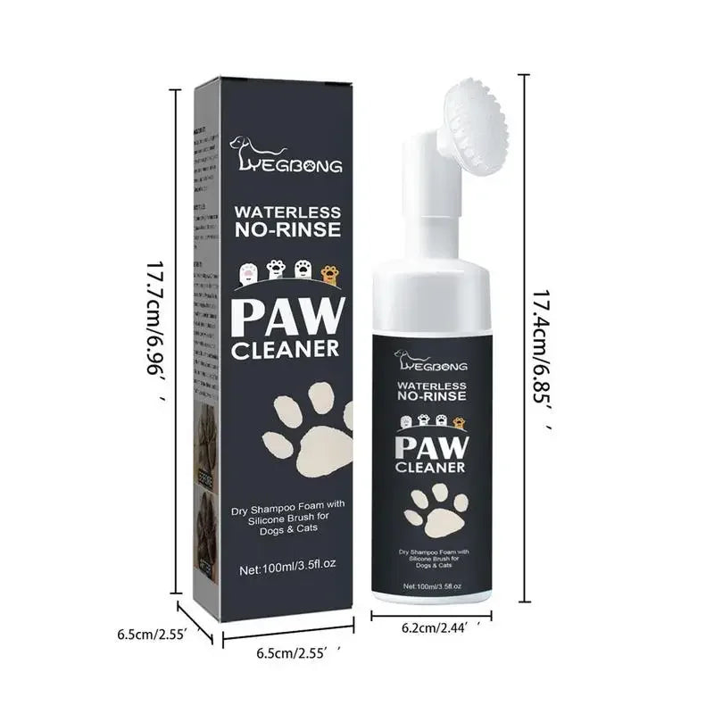 Paw Cleaner Waterless Pet Shampoo 100ml