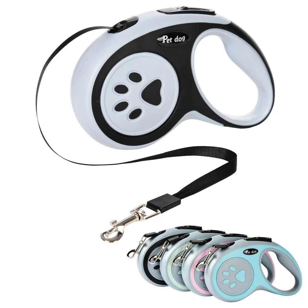 Nylon Pet Dog Leash Automatic Retractable Extending Rope
