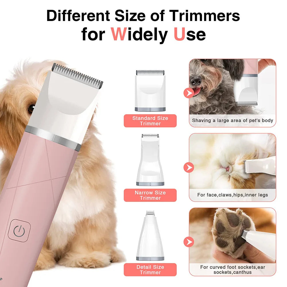 4-in-1 Pet Clipper Grooming Kit