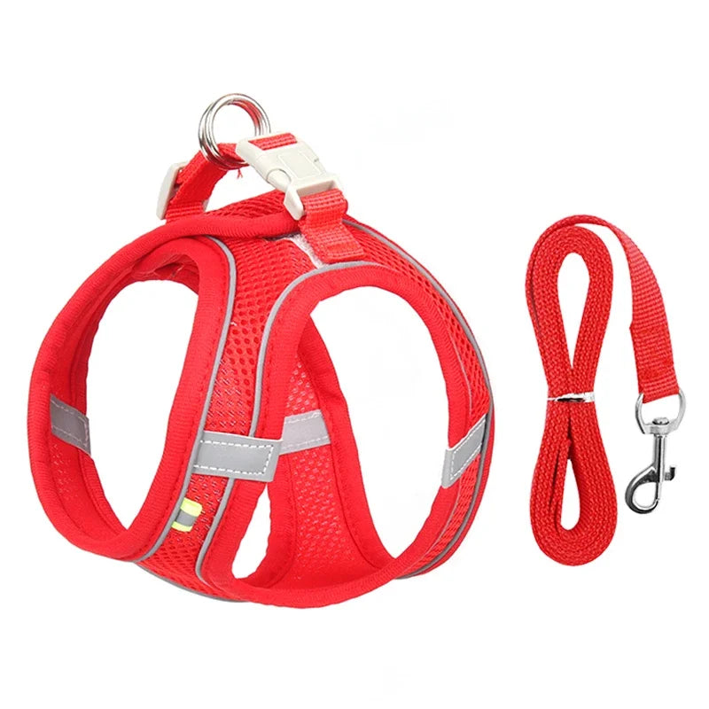 Puppy Harness Set Dog Accessories Adjustable Puppy and Cat